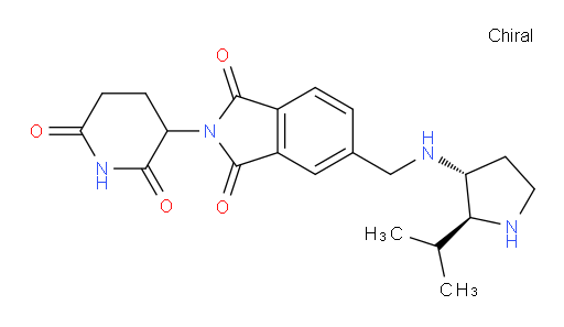 2-(2,6-dioxopiperidin-3-yl)-5-((((2S,3R)-2-isopropylpyrrolidin-3-yl)amino)methyl)isoindoline-1,3-dione