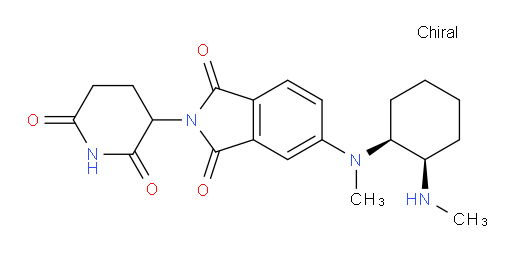 2-(2,6-dioxopiperidin-3-yl)-5-(methyl((1S,2R)-2-(methylamino)cyclohexyl)amino)isoindoline-1,3-dione