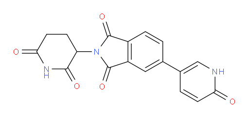2-(2,6-dioxopiperidin-3-yl)-5-(6-oxo-1,6-dihydropyridin-3-yl)isoindoline-1,3-dione