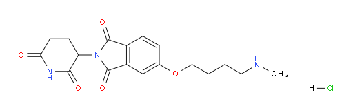 2-(2,6-dioxopiperidin-3-yl)-5-(4-(methylamino)butoxy)isoindoline-1,3-dione hydrochloride