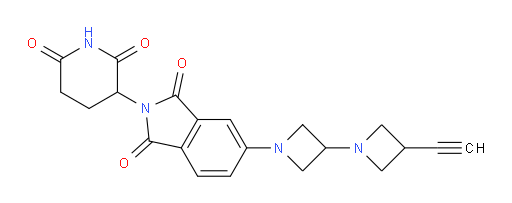 2-(2,6-dioxopiperidin-3-yl)-5-(3-ethynyl-[1,3'-biazetidin]-1'-yl)isoindoline-1,3-dione