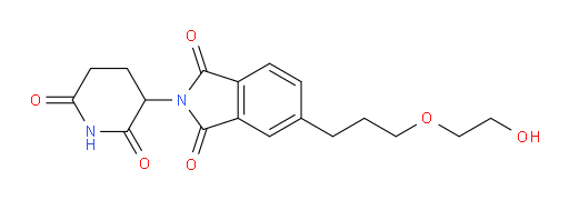 2-(2,6-dioxopiperidin-3-yl)-5-(3-(2-hydroxyethoxy)propyl)isoindoline-1,3-dione