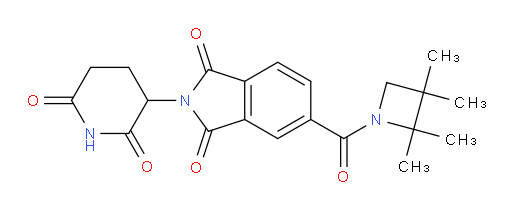 2-(2,6-dioxopiperidin-3-yl)-5-(2,2,3,3-tetramethylazetidine-1-carbonyl)isoindoline-1,3-dione