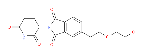 2-(2,6-dioxopiperidin-3-yl)-5-(2-(2-hydroxyethoxy)ethyl)isoindoline-1,3-dione