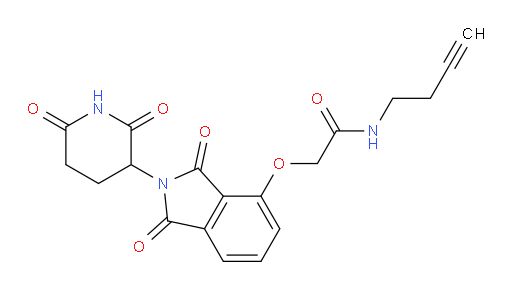 N-(but-3-yn-1-yl)-2-((2-(2,6-dioxopiperidin-3-yl)-1,3-dioxoisoindolin-4-yl)oxy)acetamide