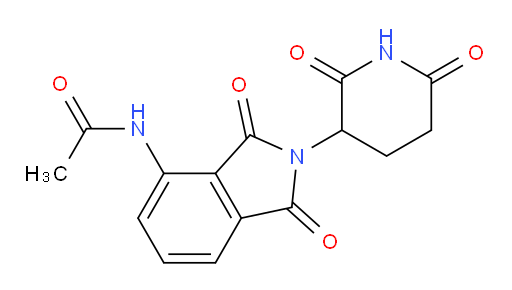 N-(2-(2,6-dioxopiperidin-3-yl)-1,3-dioxoisoindolin-4-yl)acetamide