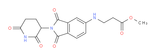 methyl 3-((2-(2,6-dioxopiperidin-3-yl)-1,3-dioxoisoindolin-5-yl)amino)propanoate
