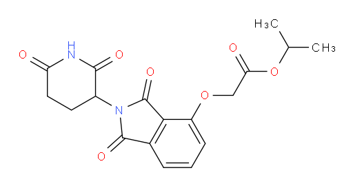 isopropyl 2-((2-(2,6-dioxopiperidin-3-yl)-1,3-dioxoisoindolin-4-yl)oxy)acetate
