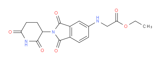 ethyl 2-((2-(2,6-dioxopiperidin-3-yl)-1,3-dioxoisoindolin-5-yl)amino)acetate