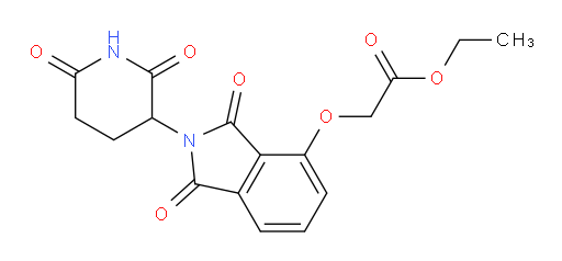 ethyl 2-((2-(2,6-dioxopiperidin-3-yl)-1,3-dioxoisoindolin-4-yl)oxy)acetate