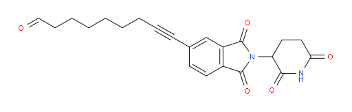 9-(2-(2,6-dioxopiperidin-3-yl)-1,3-dioxoisoindolin-5-yl)non-8-ynal
