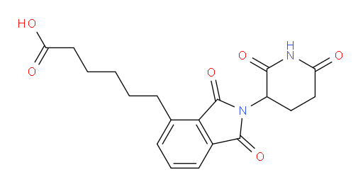 6-(2-(2,6-dioxopiperidin-3-yl)-1,3-dioxoisoindolin-4-yl)hexanoic acid