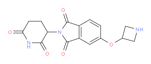 5-(azetidin-3-yloxy)-2-(2,6-dioxopiperidin-3-yl)isoindoline-1,3-dione