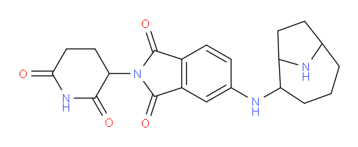 5-(9-azabicyclo[4.2.1]nonan-2-ylamino)-2-(2,6-dioxopiperidin-3-yl)isoindoline-1,3-dione