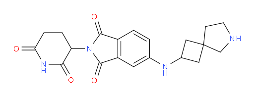5-(6-azaspiro[3.4]octan-2-ylamino)-2-(2,6-dioxopiperidin-3-yl)isoindoline-1,3-dione