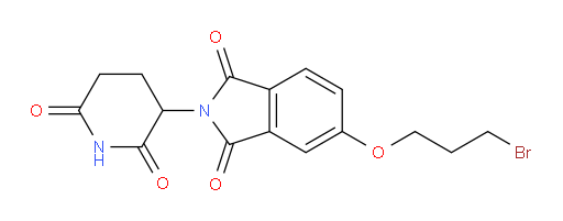5-(3-bromopropoxy)-2-(2,6-dioxopiperidin-3-yl)isoindoline-1,3-dione
