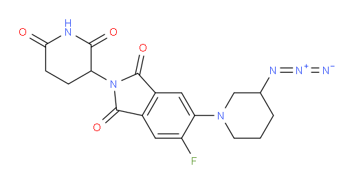 5-(3-azidopiperidin-1-yl)-2-(2,6-dioxopiperidin-3-yl)-6-fluoroisoindoline-1,3-dione