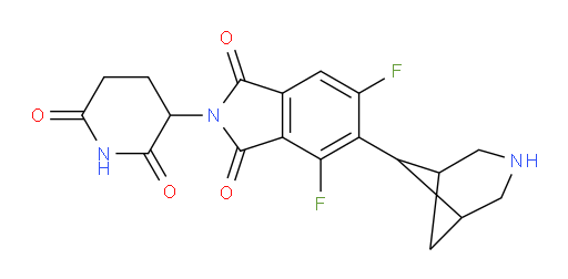 5-(3-azabicyclo[3.1.1]heptan-6-yl)-2-(2,6-dioxopiperidin-3-yl)-4,6-difluoroisoindoline-1,3-dione