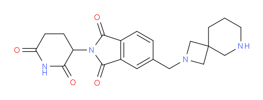5-(2,6-diazaspiro[3.5]nonan-2-ylmethyl)-2-(2,6-dioxopiperidin-3-yl)isoindoline-1,3-dione