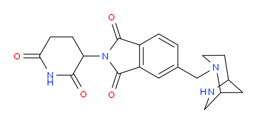 5-(2,6-diazabicyclo[3.2.1]octan-2-ylmethyl)-2-(2,6-dioxopiperidin-3-yl)isoindoline-1,3-dione