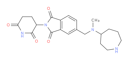 5-((azepan-4-yl(methyl)amino)methyl)-2-(2,6-dioxopiperidin-3-yl)isoindoline-1,3-dione