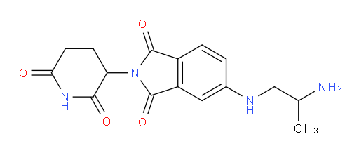 5-((2-aminopropyl)amino)-2-(2,6-dioxopiperidin-3-yl)isoindoline-1,3-dione