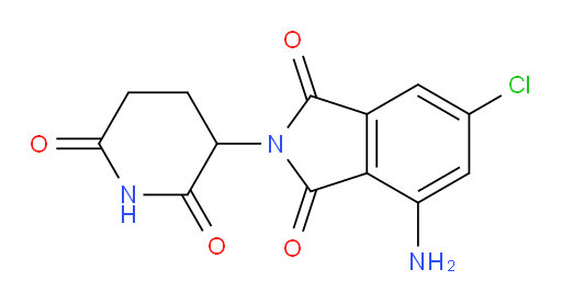4-amino-6-chloro-2-(2,6-dioxopiperidin-3-yl)isoindoline-1,3-dione
