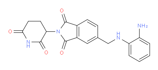 5-(((2-aminophenyl)amino)methyl)-2-(2,6-dioxopiperidin-3-yl)isoindoline-1,3-dione