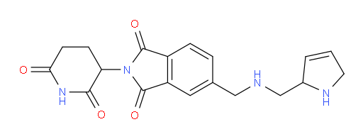 5-((((2,5-dihydro-1H-pyrrol-2-yl)methyl)amino)methyl)-2-(2,6-dioxopiperidin-3-yl)isoindoline-1,3-dione