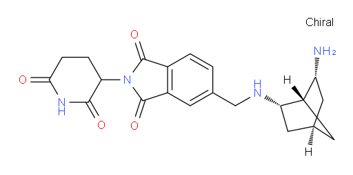5-((((1S,2S,4R,6R)-6-aminobicyclo[2.2.1]heptan-2-yl)amino)methyl)-2-(2,6-dioxopiperidin-3-yl)isoindoline-1,3-dione