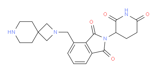 4-(2,7-diazaspiro[3.5]nonan-2-ylmethyl)-2-(2,6-dioxopiperidin-3-yl)isoindoline-1,3-dione