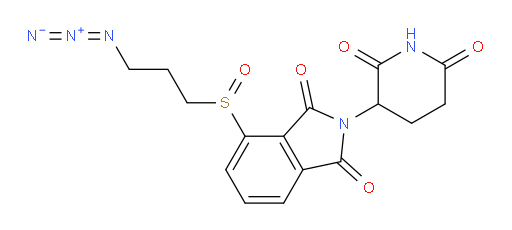 4-((3-azidopropyl)sulfinyl)-2-(2,6-dioxopiperidin-3-yl)isoindoline-1,3-dione