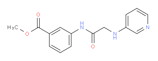 methyl 3-(2-(pyridin-3-ylamino)acetamido)benzoate