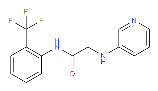 2-(pyridin-3-ylamino)-N-(2-(trifluoromethyl)phenyl)acetamide