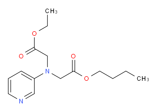 butyl 2-((2-ethoxy-2-oxoethyl)(pyridin-3-yl)amino)acetate