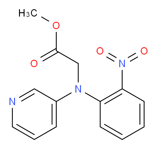 methyl 2-((2-nitrophenyl)(pyridin-3-yl)amino)acetate