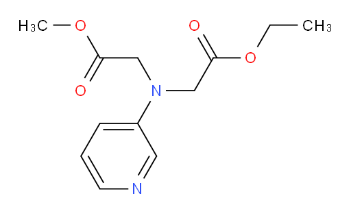ethyl 2-((2-methoxy-2-oxoethyl)(pyridin-3-yl)amino)acetate