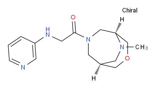 1-((1S,5R)-9-methyl-3-oxa-7,9-diazabicyclo[3.3.2]decan-7-yl)-2-(pyridin-3-ylamino)ethanone