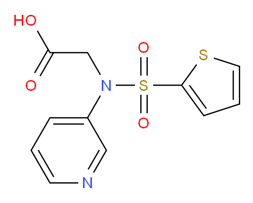 2-(N-(pyridin-3-yl)thiophene-2-sulfonamido)acetic acid