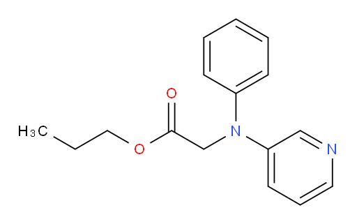 propyl 2-(phenyl(pyridin-3-yl)amino)acetate