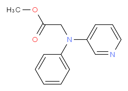 methyl 2-(phenyl(pyridin-3-yl)amino)acetate