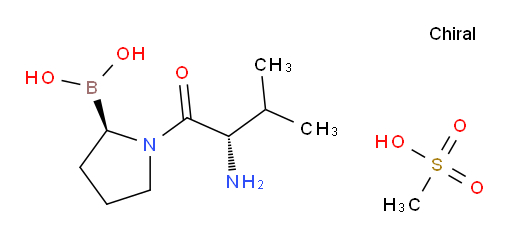 methanesulfonic acid compound with ((R)-1-((S)-2-amino-3-methylbutanoyl)pyrrolidin-2-yl)boronic acid (1:1)