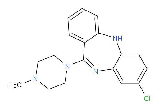 Iprox;W-801;LIPONEX;LEPONEX;Lepotex;HF-1854;ozapine;Fazaclo;Clozapin;clorazil