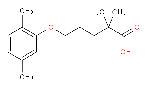 5-(2,5-dimethylphenoxy)-2,2-dimethylpentanoic acid
