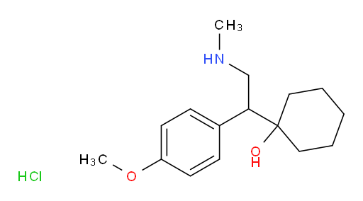 1-(1-(4-methoxyphenyl)-2-(methylamino)ethyl)cyclohexanol hydrochloride
