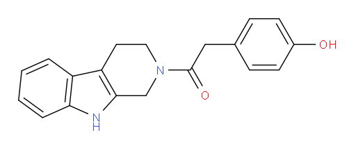 1-(3,4-dihydro-1H-pyrido[3,4-b]indol-2(9H)-yl)-2-(4-hydroxyphenyl)ethanone