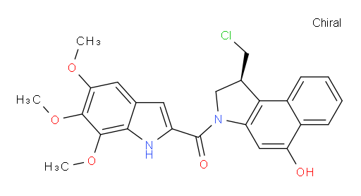 (1S)-1-(Chloromethyl)-2,3-dihydro-3-[(5,6,7-trimethoxy-1H-indol-2-yl)carbonyl]-1H-benz[e]indol-5-ol