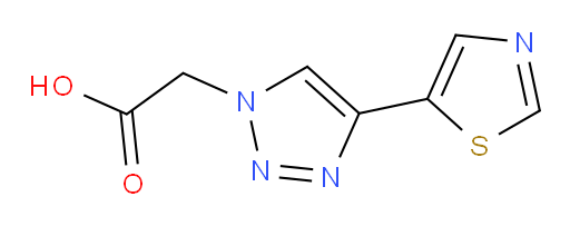 2-[4-(1,3-thiazol-5-yl)-1H-1,2,3-triazol-1-yl]acetic acid