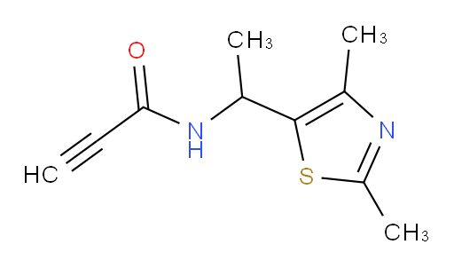 N-[1-(dimethyl-1,3-thiazol-5-yl)ethyl]prop-2-ynamide
