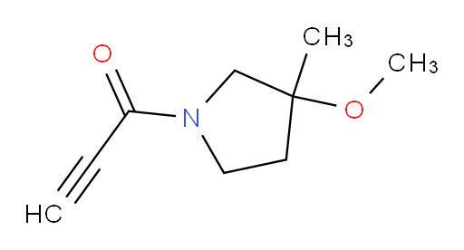 1-(3-methoxy-3-methylpyrrolidin-1-yl)prop-2-yn-1-one